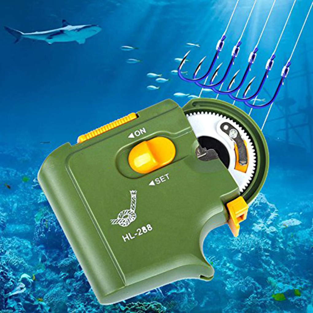 آلة ربط خطاف السمك HL-288 مودي - مراجعة Fishing Line Dispenser وسعره